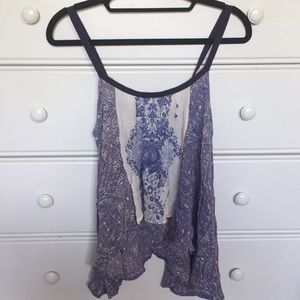 Boho summer tank top, size small